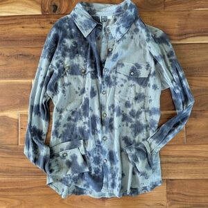 Roxy Gray Tie-Dye Shirt